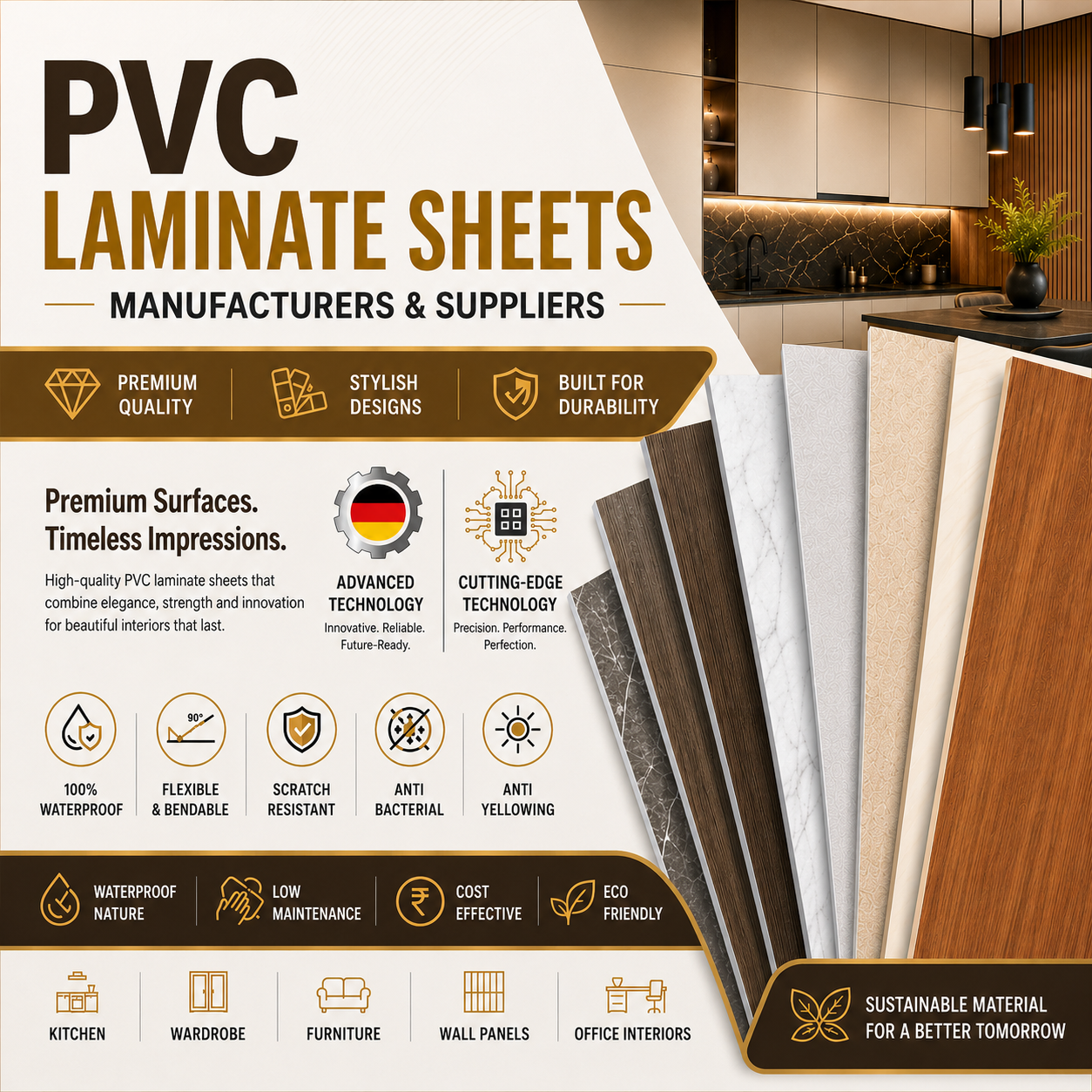 PVC laminate sheets Manufacturers & Suppliers