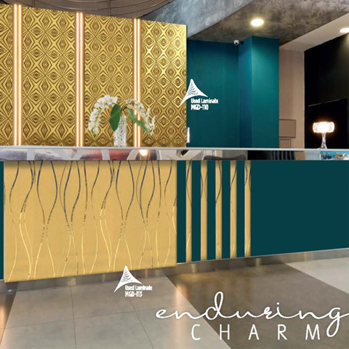 Transforming Spaces with Premium Gold Textured Laminates